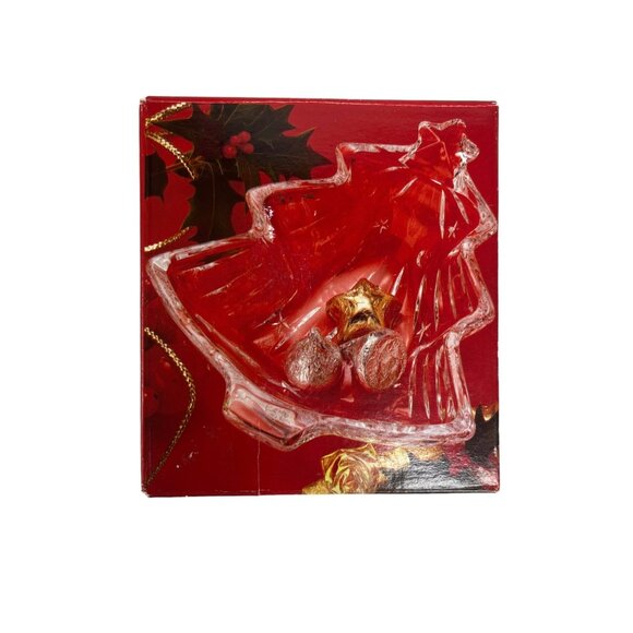 Studio Nova Glass Yuletide Spirit Sweet Candy Dish Christmas Tree New - Picture 4 of 7